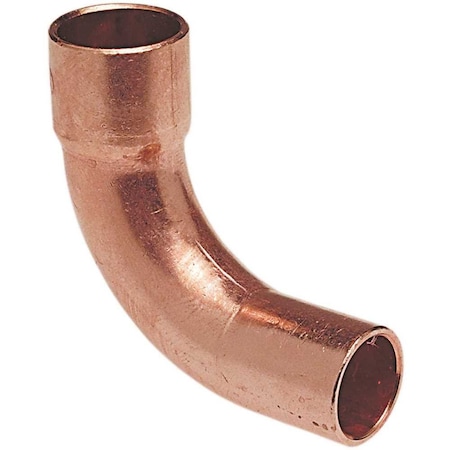 Nibco 1/4 in. Wrot Copper 90-Degree Ftg x C Long Radius Elbow CP6072LT14